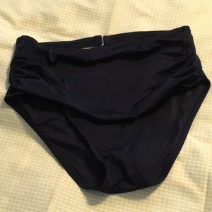 Victoria’s Secret Classic High Waist Bathing Suit Bottom Black sz lg